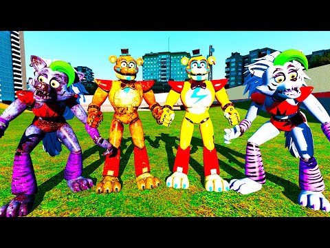 КАКОЙ АНИМАТРОНИК САМЫЙ БЫСТРЫЙ СТАРЫЙ ИЛИ НОВЫЙ FNAF Security Breach ► Garry's Mod