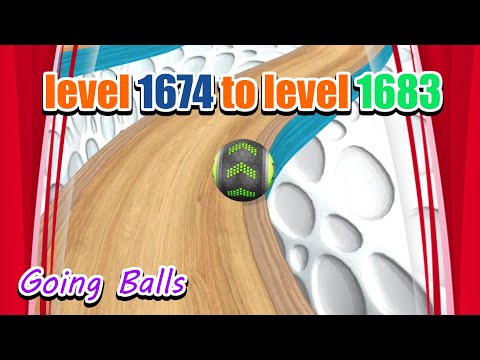 Going Balls 🥎 is a very active, colorful and frustrating game  From level 1674 to level 1683 #Going