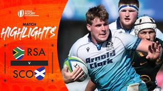 Big Hits & Tries! 🔥 | South Africa v Scotland | World Rugby U20 Championship 2025 | Match Highlights
