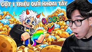 BI HUỲNH GỌT 1 TRIỆU QUẢ KHOAI TÂY TÌM CHÌA KHÓA KHO BÁU TRONG ROBLOX