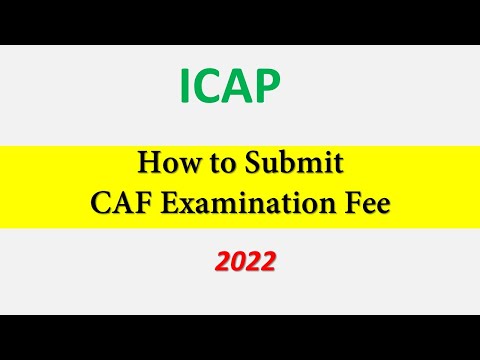 How to Submit CAF Online  Examination fee Spring 2022