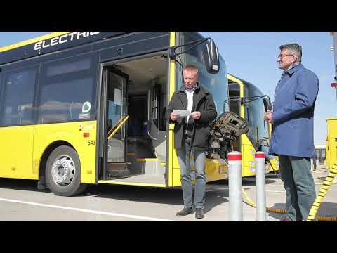 Markering af 29 nye el-ledbusser i Aarhus