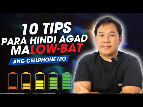 PAANO HINDI AGAD MALOW-BAT ANG CELLPHONE MO