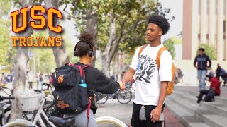 Rizzing Up Cute College Girls At USC!