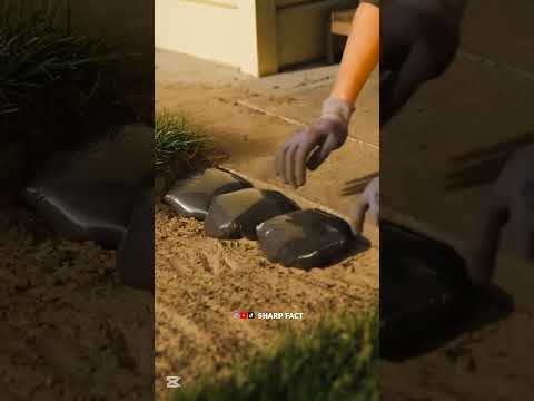 Creative Way to Shape Cement for Stylish Flooring #shorts