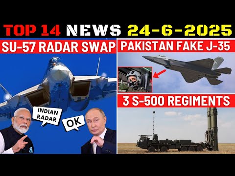Indian Defence Updates : Su-57 Radar Swap Deal,3 S500 Regiment Order,PAK Fake J-35,Jalkapi Submarine