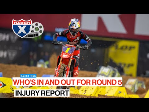 2025 Tampa Supercross Injury Report for 450SX and 250SX East: Jett Lawrence, Christian Craig, & More