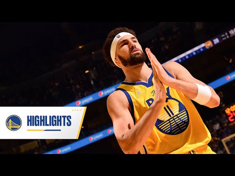 Stephen Curry & Klay Thompson Combine For 11 Threes | Jan.  27, 2022 video clip
