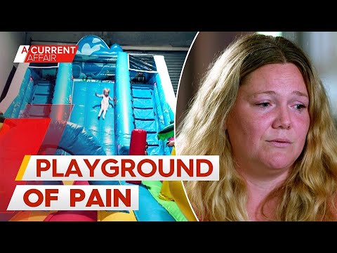 Mother claims to have suffered life-changing injury on children's playground | A Current Affair