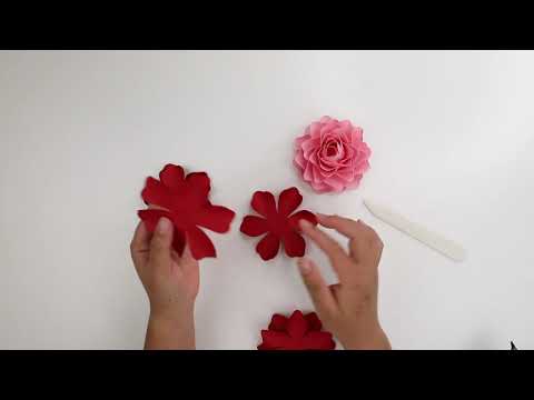 Mini Template #13 Tutorial | Mini Paper Flowers