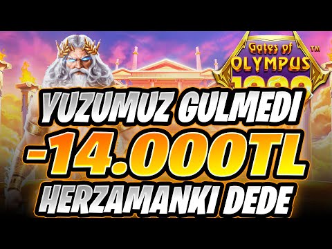 GATES OF OLYMPUS 1000 TÜRKÇE ⚡ HERZAMANKİ DEDE SONUNA KADAR ZORLADIK KARMI YAZDI ZARARMI