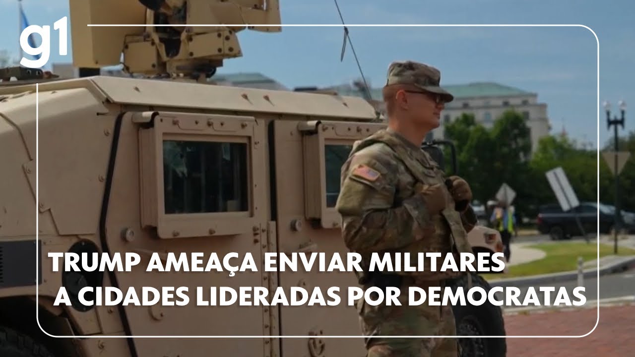 Presidente Donald Trump ameaça enviar militares a cidades lideradas por democratas