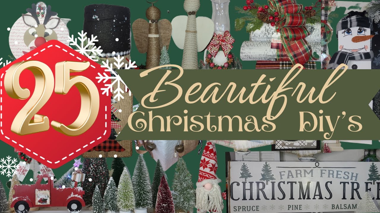 25 Beautiful Christmas 🎄 DIYs |Home Decor on A budget
