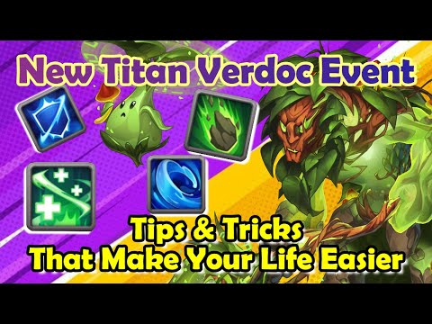 New Titan Verdoc Event || Tips & Tricks That Make Your Life Easier || Level 1 Walkthrough