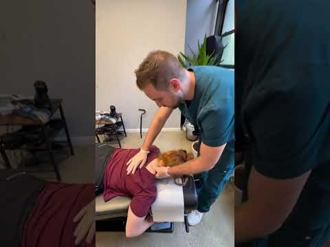 Satisfying Back Cracks on this patient