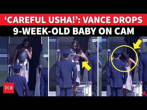 USHA VANCE BABY SCARE! Second Lady Nearly Drops 9-Week-Old Alec Before Alaska Trip | ON CAM