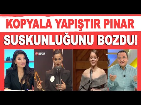 Ödül konuşması Rihanna'dan çalıntı çıkan Pınar Deniz suskunluğunu bozdu!