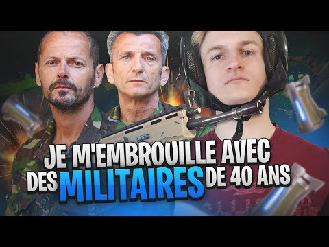JE M'EMBROUILLE AVEC DES MILITAIRES DE 40 ANS SUR FORTNITE