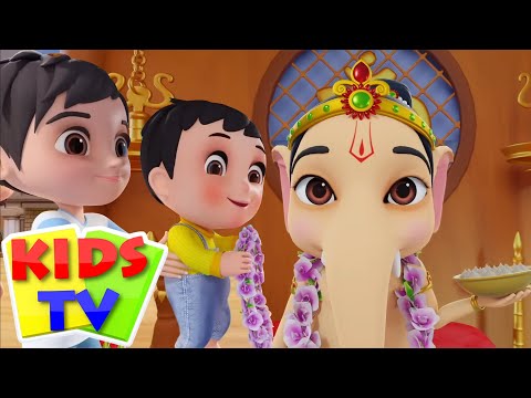 Ganpati Bappa Morya Song, गणपति बप्पा मोरया, Kalu Madari Aaya + Nursery Videos and Kids Poems