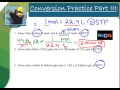 Mole Volume Conversions and Concepts