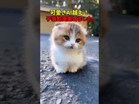 癒しのかわいい猫映像とAIに関する楽しいコンテンツ】 サムネイル