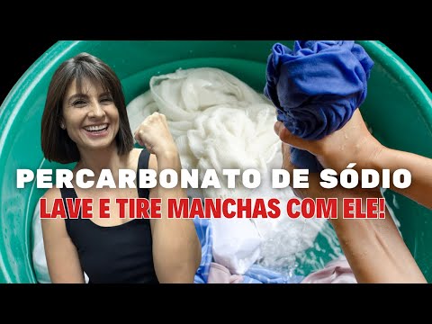 PERCARBONATO DE SÓDIO: Lavar Roupas e Tirar Manchas NUNCA FOI TÃO FÁCIL! 🤫