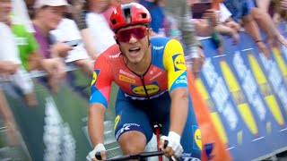 Big Jonny Milan SMASH TIME Against Norwegian Giant | Deutschland Tour 2025 Prologue