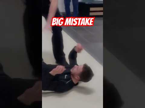 Wannabe Tough Guy Caught on Camera!