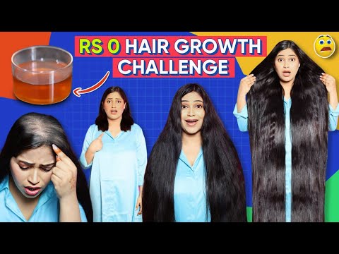 I Applied 1 Drop Of This 👆 & Got Massive Hairgrowth 😱 Extreme Hairgrowth Challenge In Rs0 No Kharcha