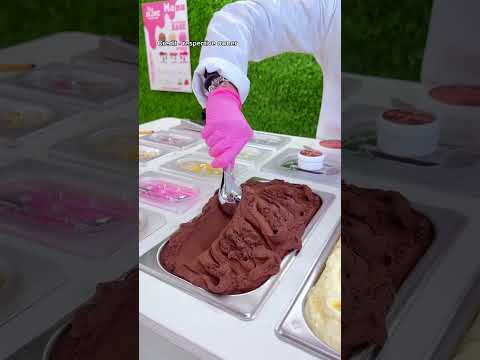 Made special ice cream like real ice cream