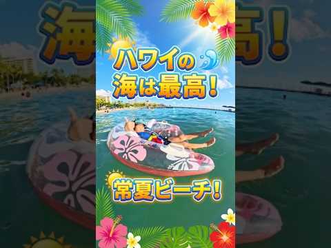 【ハワイ旅行】ハワイの海はやっぱ最高! #beach