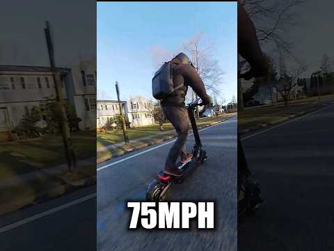 Fastest Electric Scooter in the WORLD #shorts #scooter #escooter #electric #race #speed