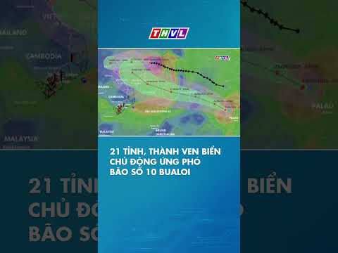 21 tỉnh, thành ven biển chủ động ứng phó bão số 10 Bualoi #thvl24news #shorts #baobuloi