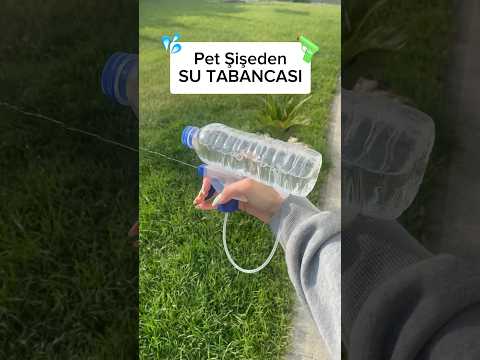 PET ŞİŞEDEN SU TABANCASI YAPIMI!  #diy #waterbottle #craft