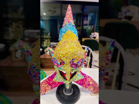 Foam clay and Bling and a lot of superglue….