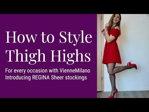 How to Wear Hold Us for every Occasion with VienneMilano: REGINA sheer stockings