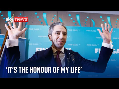 'It's the absolute honour of my life', says Simon Harris on Ireland leadership role