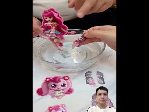 Nhãn dán công chúa dùng được nhiều lần  #toys #dochoitreemthongminh #funny