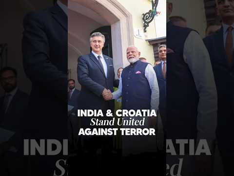 India & Croatia Unite Against Terror | PM Modiโs Strong Message to the World