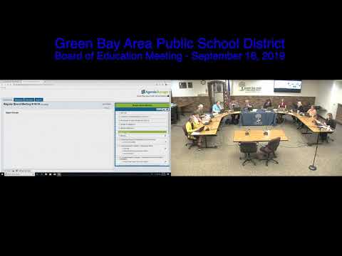 GBAPSD Board Meeting of Education Meeting: September 16, 2019