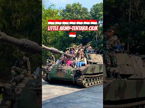 LITTLE ARMY-TENTARA CILIK🇮🇩 #tentaracilik#edukasi#tni#komando#virals#kopassus#beko#tank#excavator#ff