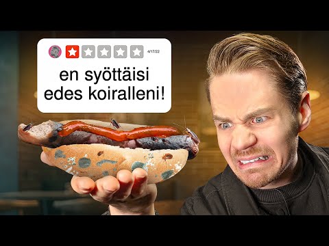SÖIN SUOMEN SURKEIMMISSA RAVINTOLOISSA
