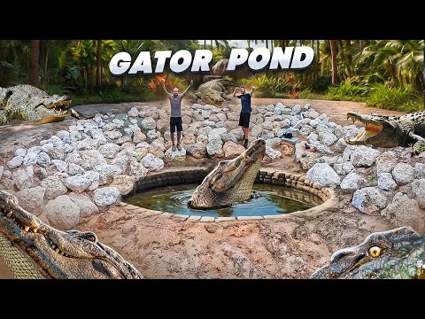 Alligator Pond Build pt.2 THE BOG FILTER