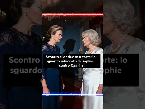 “Scontro silenzioso a corte: lo sguardo infuocato di Sophie contro Camilla”