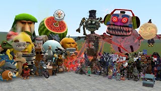 ALL FNAF 1-11 SECRET OF THE MIMIC ANIMATRONICS VS ALL ITALIAN BRAINROT MEMES In Garry's Mod!