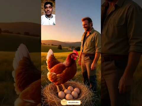 "जब मुर्गी बनी हीरो 🐔💪 | हिम्मत की सच्ची कहानी | Moral Story in Hindi" #moonhindianimation #aivideo