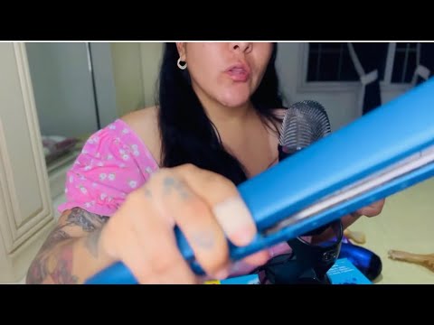 🙈ASMR EN ESPAÑOL | TE PL4NCHO EL C4BELLO🙈