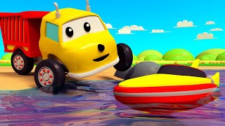 Radio Controlled Speed Boat 🚤 Ethan the Dump Truck | Trucks for kids