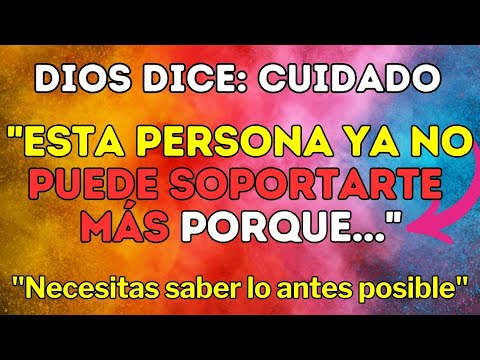 DIOS DICE: "Esta persona ya está a punto de cometer algo terrible."...