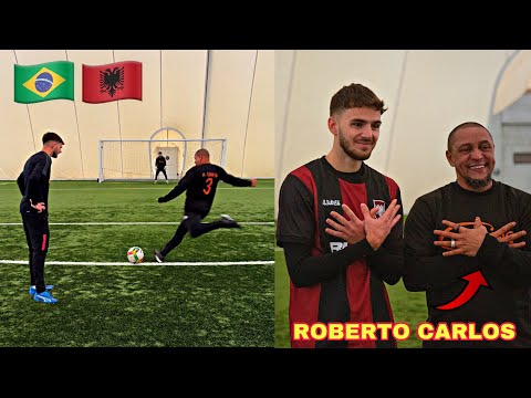 SHOOTING CHALLENGE VS ROBERTO CARLOS🇧🇷🚀